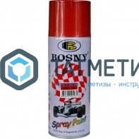 Краска аэроз. BOSNY 520 мл. №023 КРАСНАЯ насыщенная | «ТАТМЕТИЗ» Краска аэроз. BOSNY 520 мл. №023 КРАСНАЯ насыщенная - магазин крепежа «ТАТМЕТИЗ»