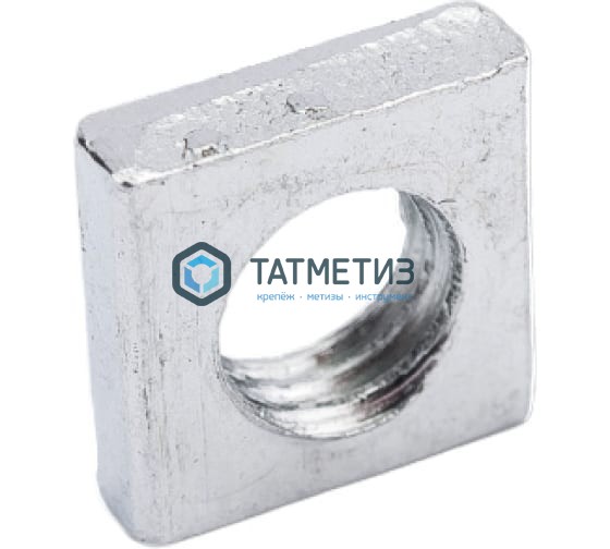 Гайка квадратная низкая DIN 562, оц М 6  ( 100 шт/уп) -  магазин крепежа  «ТАТМЕТИЗ»