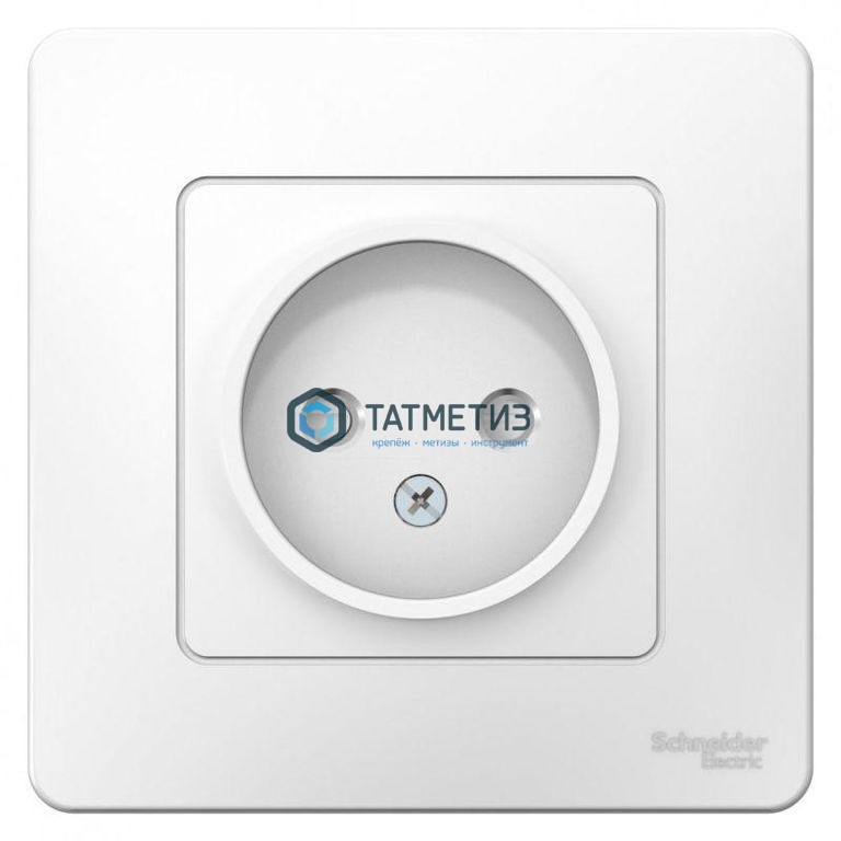 Розетка 1-м Этюд наруж, с заземл., со шторками, бел. PA16-004B Розетка 1-м Этюд наруж, с заземл., со шторками, бел. PA16-004B