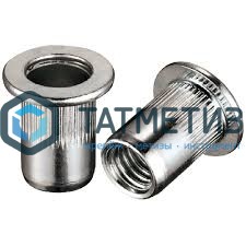 Заклепка резьбовая цилиндрический борт М 8  L=21 (3,0-6,0) мм  NX -  магазин крепежа «ТАТМЕТИЗ»