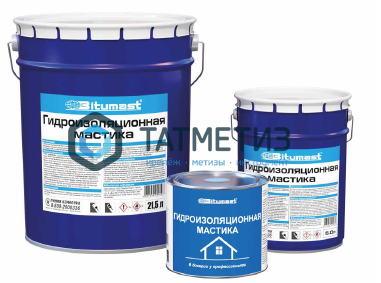 Мастика гидроизоляционная 5 л BITUMAST | «ТАТМЕТИЗ» Мастика гидроизоляционная 5 л BITUMAST - магазин крепежа «ТАТМЕТИЗ»