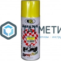 Краска аэроз. BOSNY 520 мл. №041  ЖЕЛТАЯ -  магазин крепежа «ТАТМЕТИЗ»