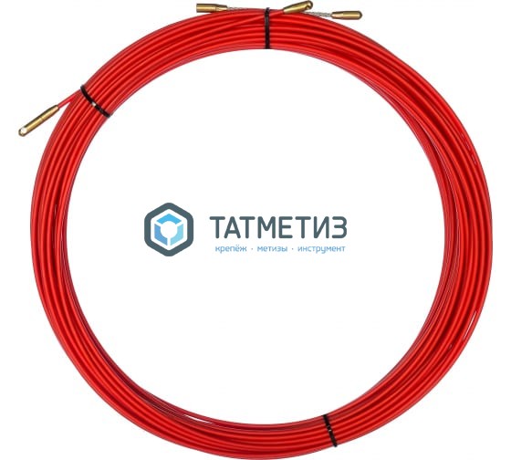 Протяжка кабельная REXANT (мини УЗК в бухте), стеклопруток, d=3,5 мм 30 м, красная Протяжка кабельная REXANT (мини УЗК в бухте), стеклопруток, d=3,5 мм 30 м, красная