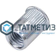 Заклепка резьбовая плоский уменьшенный фланец М10 L=19,5 (0,5-3,0) мм d=13 NX | «ТАТМЕТИЗ» Заклепка резьбовая плоский уменьшенный фланец М10 L=19,5 (0,5-3,0) мм d=13 NX - магазин крепежа «ТАТМЕТИЗ»