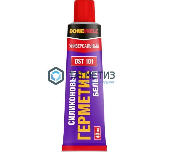 Герметик силиконовый DONEWELL универсальный БЕЛЫЙ 40 мл DST-101/24 Герметик силиконовый DONEWELL универсальный БЕЛЫЙ 40 мл DST-101/24