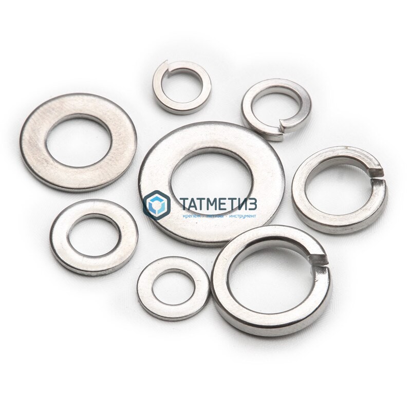 Шайба плоская 19 нержавейка А2 DIN 125 Шайба плоская 19 нержавейка А2 DIN 125