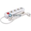 Удлинитель бытовой 4х5м с/з, 16А, IP20, ПВС 3х1,5 с выкл UNIVersal S-304А | «ТАТМЕТИЗ» Удлинитель бытовой 4х5м с/з, 16А, IP20, ПВС 3х1,5 с выкл UNIVersal S-304А - магазин крепежа «ТАТМЕТИЗ»