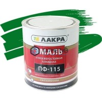 Эмаль ПФ-115  ЗЕЛЕНАЯ  2 кг-. /6 ЛАКРА -  магазин крепежа «ТАТМЕТИЗ»