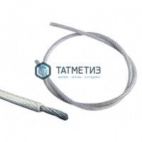 Трос с ПВХ стальной оц. 4-3 (250 м/бух) КК | «ТАТМЕТИЗ» Трос с ПВХ стальной оц. 4-3 (250 м/бух) КК - магазин крепежа «ТАТМЕТИЗ»