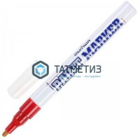 Маркер-краска КРАСНЫЙ MunHwa 2мм тонкий / 12 -  магазин крепежа «ТАТМЕТИЗ»