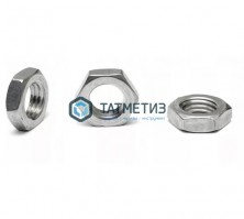 Гайка низкая DIN 439, оц М12  ( 150 шт/уп) ТК -  магазин крепежа «ТАТМЕТИЗ»