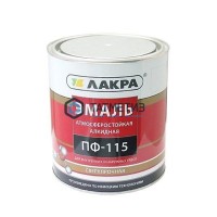 Эмаль ПФ-115  БЕЛАЯ  глянцевая 2,8 кг-. /6  ЛАКРА  (RAL 1015) -  магазин крепежа «ТАТМЕТИЗ»