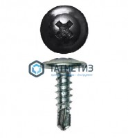 Саморез п/ш сверло 4,2x25 RAL 9005 | «ТАТМЕТИЗ» Саморез п/ш сверло 4,2x25 RAL 9005 - магазин крепежа «ТАТМЕТИЗ»