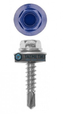 Саморез окраш.кров. 5,5х19 /5002/ синий ультрамарин -  магазин крепежа «ТАТМЕТИЗ»