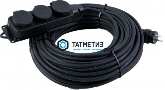 Удлинитель силовой с/з, КГ, 3500 Вт, 3-гнезда, 30м Атом Атлант | «ТАТМЕТИЗ» Удлинитель силовой с/з, КГ, 3500 Вт, 3-гнезда, 30м Атом Атлант - магазин крепежа «ТАТМЕТИЗ»