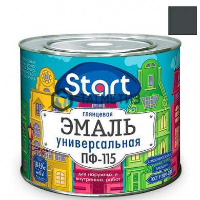 Эмаль ПФ-115 СЕРАЯ 1,8 кг-. /6 СТАРТ | «ТАТМЕТИЗ» Эмаль ПФ-115 СЕРАЯ 1,8 кг-. /6 СТАРТ - магазин крепежа «ТАТМЕТИЗ»