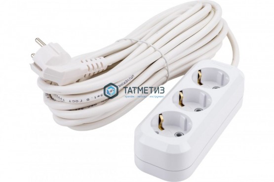 Удлинитель бытовой 3х3м с/з, 16А, IP20, ПВС 3х1,5 UNIVersal E-303А | «ТАТМЕТИЗ» Удлинитель бытовой 3х3м с/з, 16А, IP20, ПВС 3х1,5 UNIVersal E-303А - магазин крепежа «ТАТМЕТИЗ»