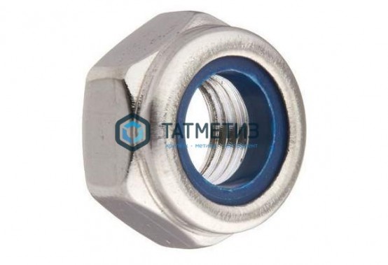 Гайка М24 DIN 985 А2-70 самоконтр | «ТАТМЕТИЗ» Гайка М24 DIN 985 А2-70 самоконтр - магазин крепежа «ТАТМЕТИЗ»
