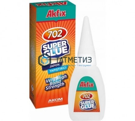 Супер клей 25 гр Akfix (50) | «ТАТМЕТИЗ» Супер клей 25 гр Akfix (50) - магазин крепежа «ТАТМЕТИЗ»