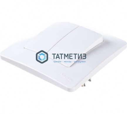 Выключатель 2-кл. СП BLANCA, 10A, 250B, белый Schneider Electric -  магазин крепежа «ТАТМЕТИЗ»