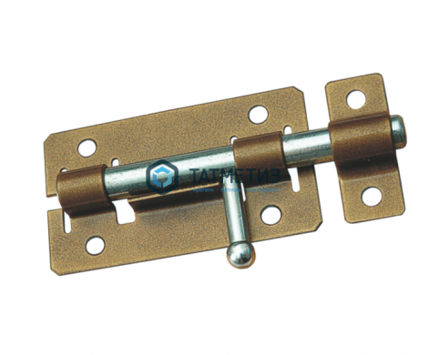 Задвижка дверная ЗД-01 пол.медь | «ТАТМЕТИЗ» Задвижка дверная ЗД-01 пол.медь - магазин крепежа «ТАТМЕТИЗ»