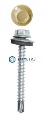 Саморез окраш.кров. 4,8х50 (51) /1014/ (150 шт/уп) ОМАХ слоновая кость | «ТАТМЕТИЗ» Саморез окраш.кров. 4,8х50 (51) /1014/ (150 шт/уп) ОМАХ слоновая кость - магазин крепежа «ТАТМЕТИЗ»