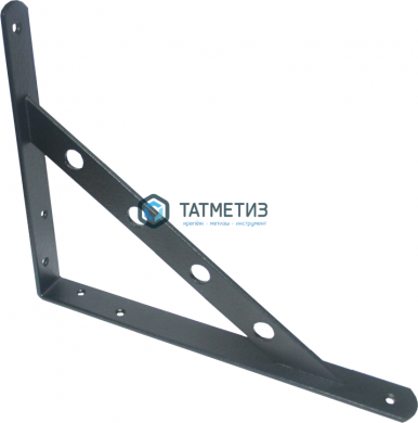 Кронштейн усиленный 200 х 150 мм, полимер. покр. | «ТАТМЕТИЗ» Кронштейн усиленный 200 х 150 мм, полимер. покр. - магазин крепежа «ТАТМЕТИЗ»