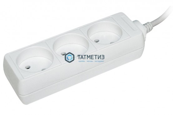 Удлинитель 3х5м без заземл. 10А IP20 У3 2P IEK WYP10-06-03-05-N | «ТАТМЕТИЗ» Удлинитель 3х5м без заземл. 10А IP20 У3 2P IEK WYP10-06-03-05-N - магазин крепежа «ТАТМЕТИЗ»