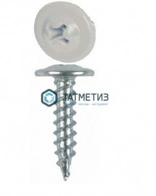 Саморез п/ш остр. 4,2x19 RAL 9006 (1000 шт/уп) | «ТАТМЕТИЗ» Саморез п/ш остр. 4,2x19 RAL 9006 (1000 шт/уп) - магазин крепежа «ТАТМЕТИЗ»