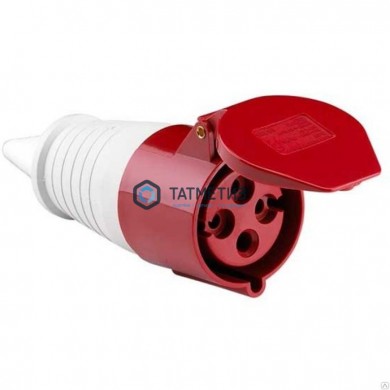 Розетка кабельная 380В, 32А 3P+PЕ ССИ-224 IP44 ИЭК PSR22-032-4 | «ТАТМЕТИЗ» Розетка кабельная 380В, 32А 3P+PЕ ССИ-224 IP44 ИЭК PSR22-032-4 - магазин крепежа «ТАТМЕТИЗ»