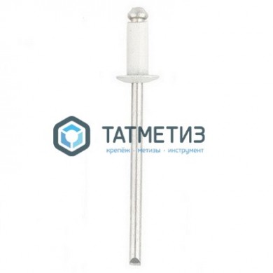Заклепки ZK ал/ст 3,2x 8 RAL 9003 (1000 шт/уп)  ТК -  магазин крепежа «ТАТМЕТИЗ»