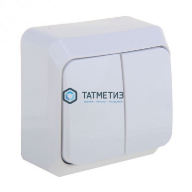 Выключатель 2-кл. ОП Этюд 10А бел. SchE BA10-002B | «ТАТМЕТИЗ» Выключатель 2-кл. ОП Этюд 10А бел. SchE BA10-002B - магазин крепежа «ТАТМЕТИЗ»