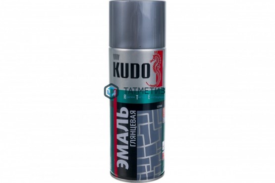 Краска аэроз. KUDO 520 мл. №1018 СЕРАЯ RAL 7040 | «ТАТМЕТИЗ» Краска аэроз. KUDO 520 мл. №1018 СЕРАЯ RAL 7040 - магазин крепежа «ТАТМЕТИЗ»