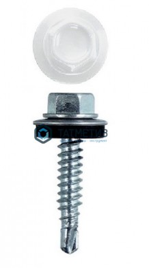 Саморез окраш.кров. 5,5х25 /9003/ DAXMER M (10х250) | «ТАТМЕТИЗ» Саморез окраш.кров. 5,5х25 /9003/ DAXMER M (10х250) - магазин крепежа «ТАТМЕТИЗ»