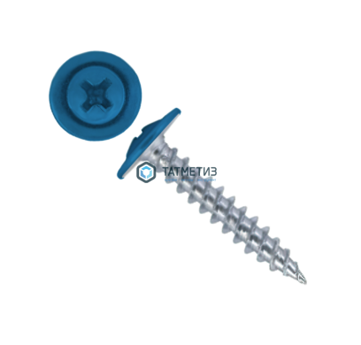 Саморез п/ш остр. 4,2x19  RAL 5012  (1000 шт/уп) -  магазин крепежа «ТАТМЕТИЗ»
