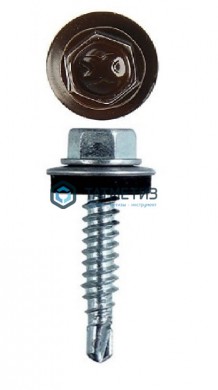 Саморез окраш.кров. 5,5х25 /8017/ DAXMER M (10х250) | «ТАТМЕТИЗ» Саморез окраш.кров. 5,5х25 /8017/ DAXMER M (10х250) - магазин крепежа «ТАТМЕТИЗ»