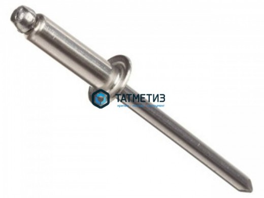 Заклепка 6,4 х 16 вытяжная нерж А2/А2 DIN 7337 | «ТАТМЕТИЗ» Заклепка 6,4 х 16 вытяжная нерж А2/А2 DIN 7337 - магазин крепежа «ТАТМЕТИЗ»