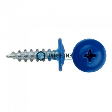 Саморез п/ш сверло 4,2x19  RAL 5002 -  магазин крепежа «ТАТМЕТИЗ»