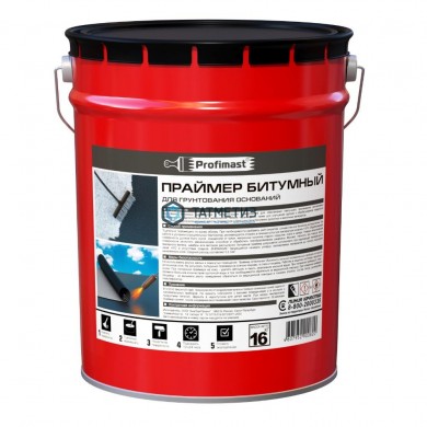 Праймер битумный PROFIMAST 21,5 л | «ТАТМЕТИЗ» Праймер битумный PROFIMAST 21,5 л - магазин крепежа «ТАТМЕТИЗ»