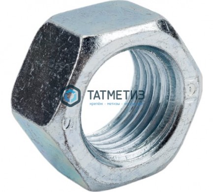 Гайка DIN 934 кп 10 М24  оцинкованная -  магазин крепежа «ТАТМЕТИЗ»