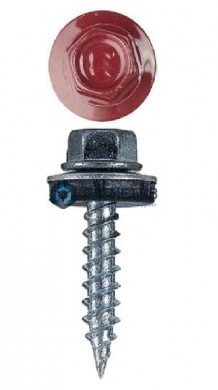 Саморез окрашенный кров. острый 4,8х19 /3011/ (250 шт/уп) ТК | «ТАТМЕТИЗ» Саморез окрашенный кров. острый 4,8х19 /3011/ (250 шт/уп) ТК - магазин крепежа «ТАТМЕТИЗ»