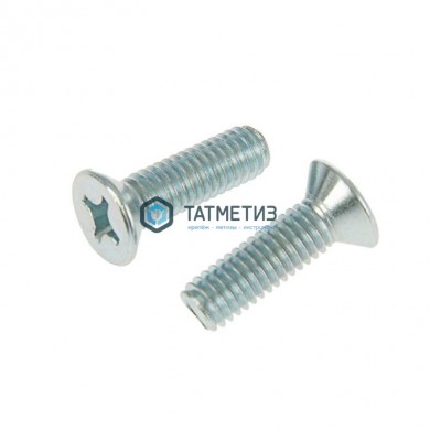 Винт потай DIN 965 оц 6х 10 (1000 шт/уп) КК | «ТАТМЕТИЗ» Винт потай DIN 965 оц 6х 10 (1000 шт/уп) КК - магазин крепежа «ТАТМЕТИЗ»