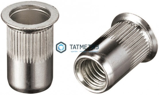 Заклепка резьбовая потайной борт М 4  (1000 шт/уп) KL -  магазин крепежа «ТАТМЕТИЗ»