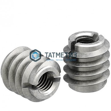 Втулка круглая со сквозной внутренней резьбой АРТ 9070 А2 M 8X50 d=11 -  магазин крепежа «ТАТМЕТИЗ»