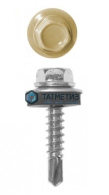 Саморез окраш.кров. 5,5х19 /1014/ (250 шт/уп) МК | «ТАТМЕТИЗ» Саморез окраш.кров. 5,5х19 /1014/ (250 шт/уп) МК - магазин крепежа «ТАТМЕТИЗ»
