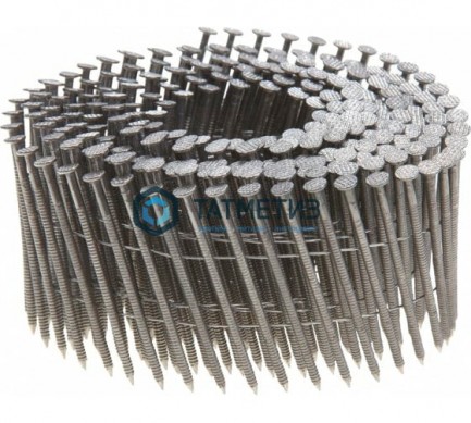Гвозди с кольцевой накаткой на кассетах  2,5 х 65  (300 шт/кас, 7200 шт/кор)  BKRI  (ершеные) -  магазин крепежа «ТАТМЕТИЗ»