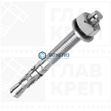 Анкер клиновой 20x200  ( 15 шт/уп) белый цинк R -  магазин крепежа «ТАТМЕТИЗ»