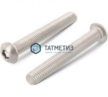 Винт ISO 7380 А2 M 4х 8 | «ТАТМЕТИЗ» Винт ISO 7380 А2 M 4х 8 - магазин крепежа «ТАТМЕТИЗ»