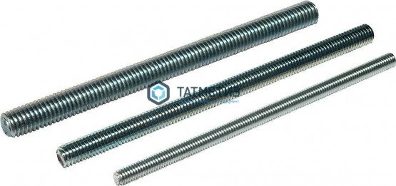 Шпилька резьбовая оц М10х2000  КП 8.8  (25 шт/уп)   КП 8.8 !!! -  магазин крепежа «ТАТМЕТИЗ»