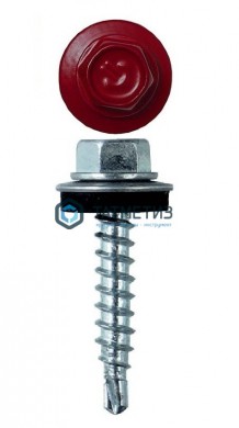 Саморез окраш.кров. 4,8х29 /3005/ винно-красный -  магазин крепежа «ТАТМЕТИЗ»